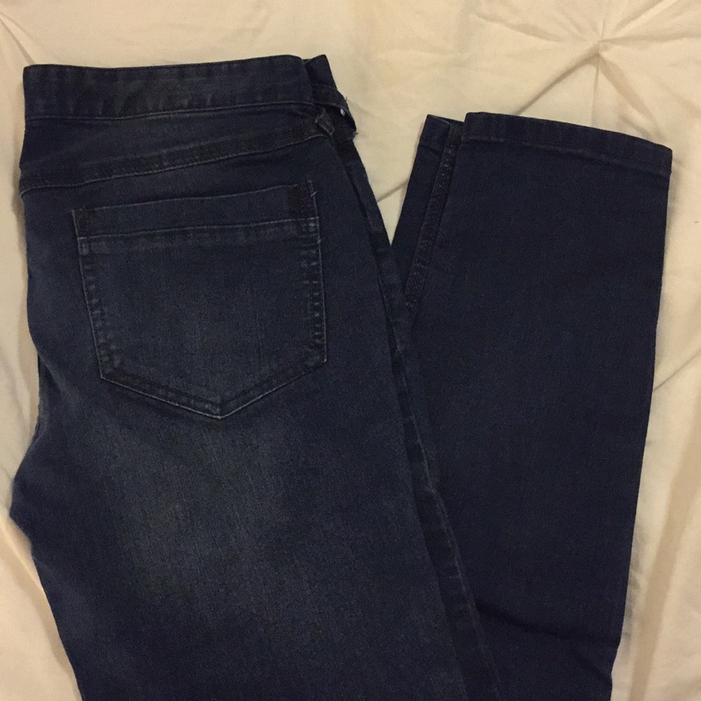 Free people dark soft stretchy jeans